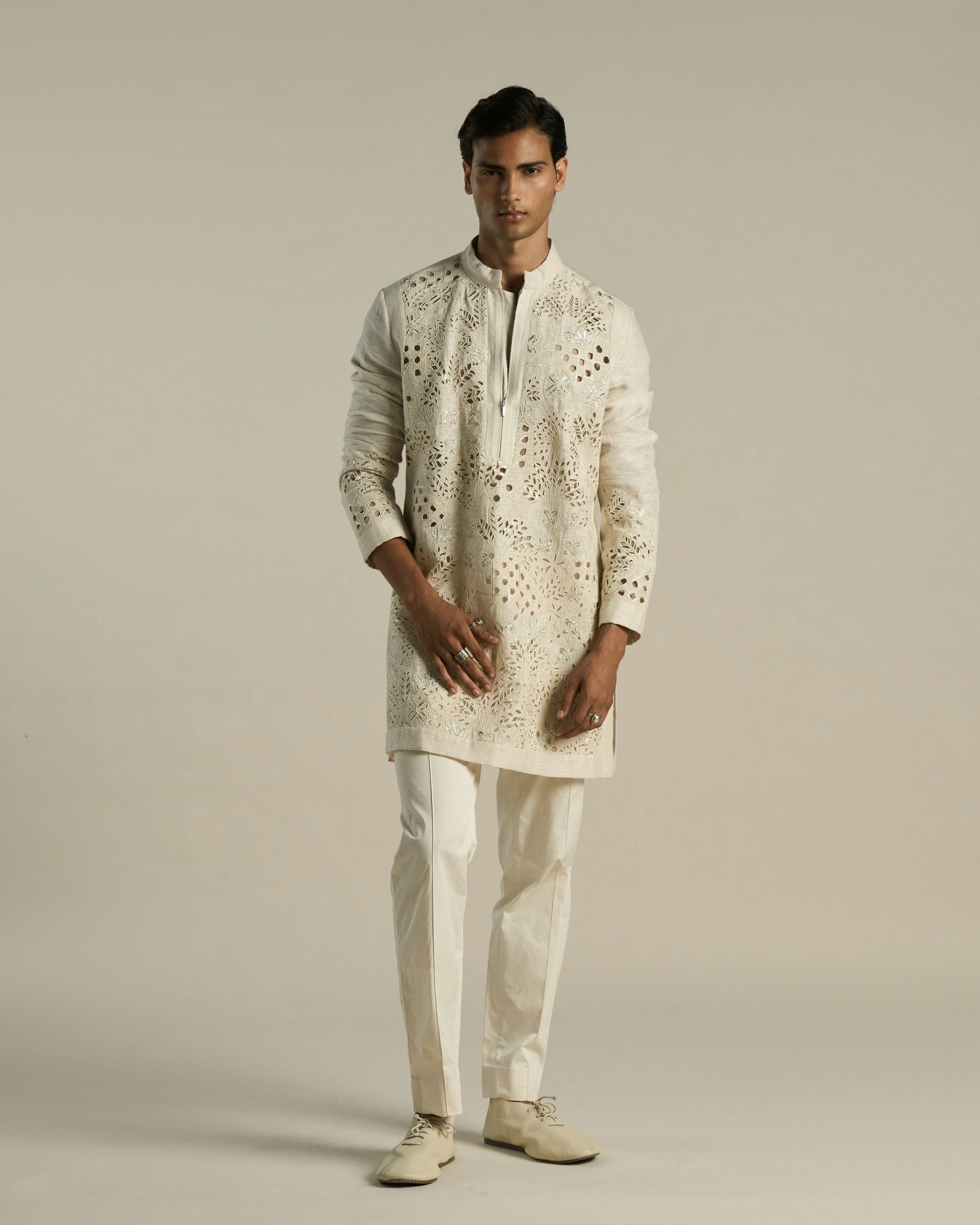 Palm Garden Cutwork Kurta