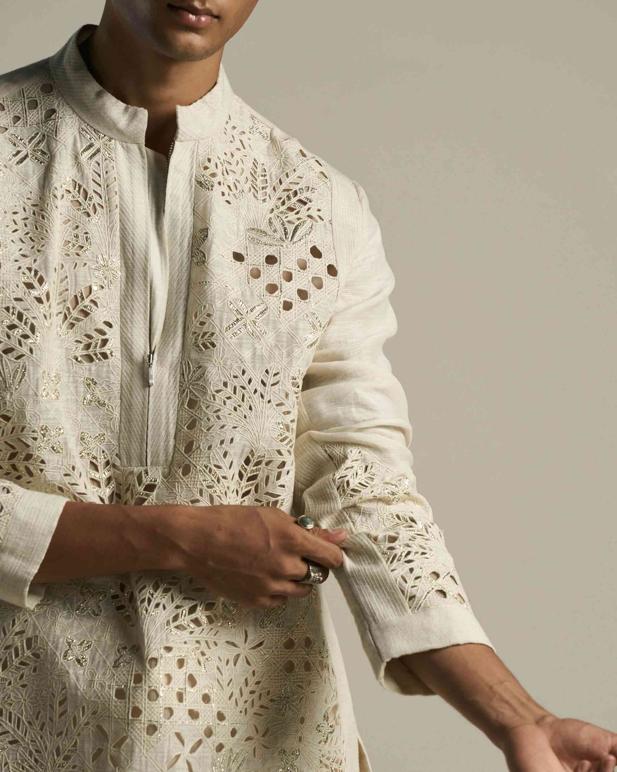 Palm Garden Cutwork Kurta