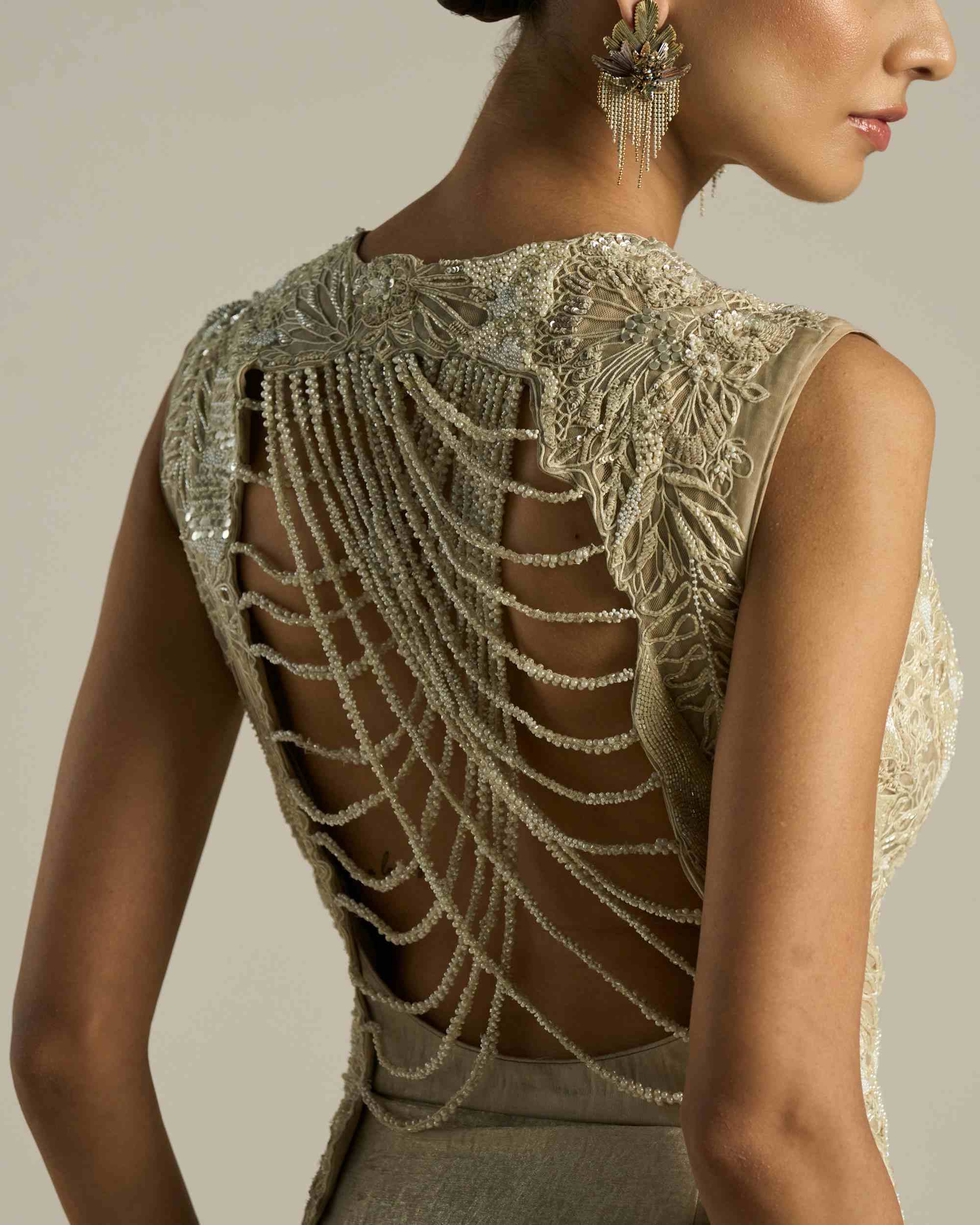 Floral Rug Island Drape Dress