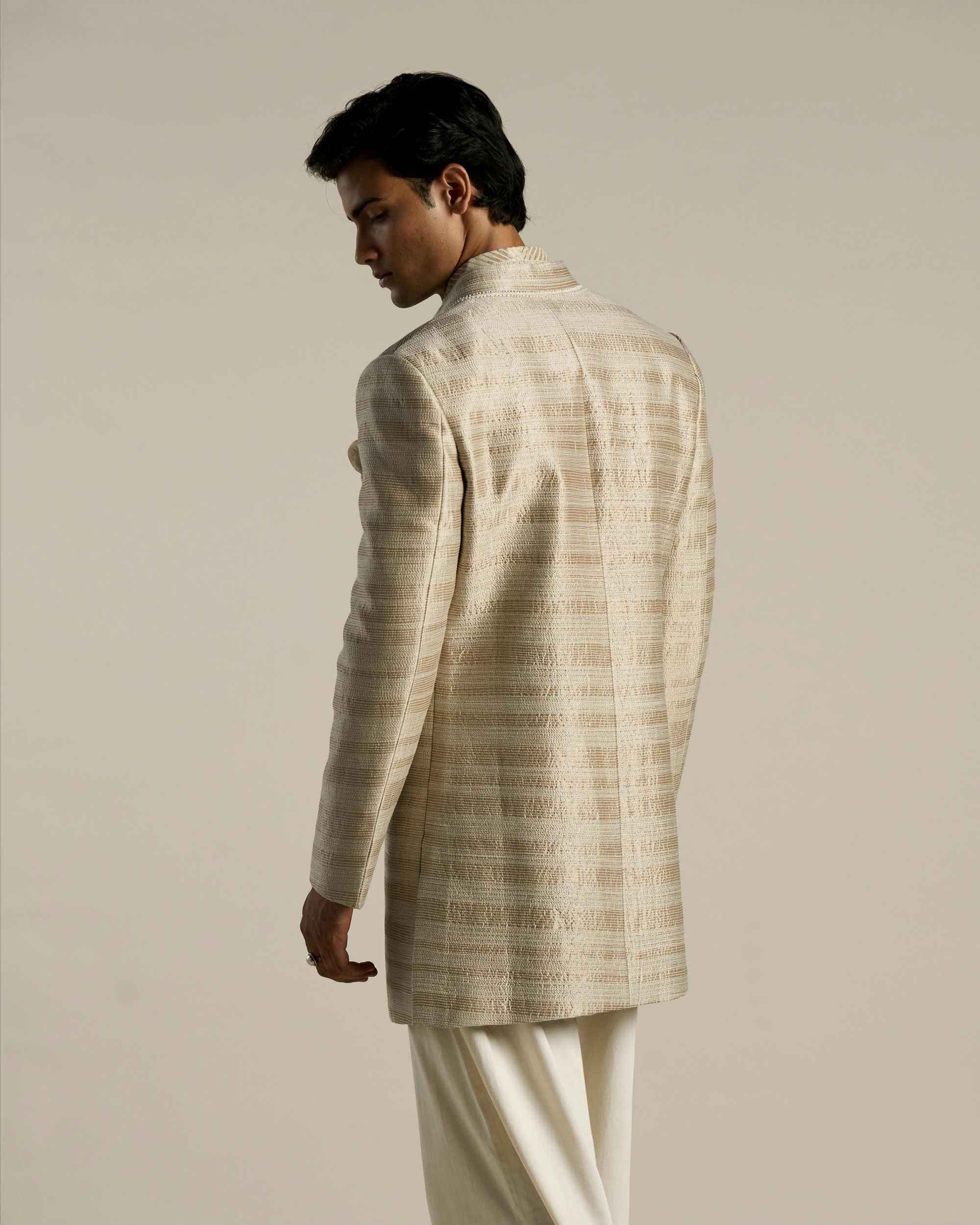 Stripe Dagai Bundi with Kurta Set