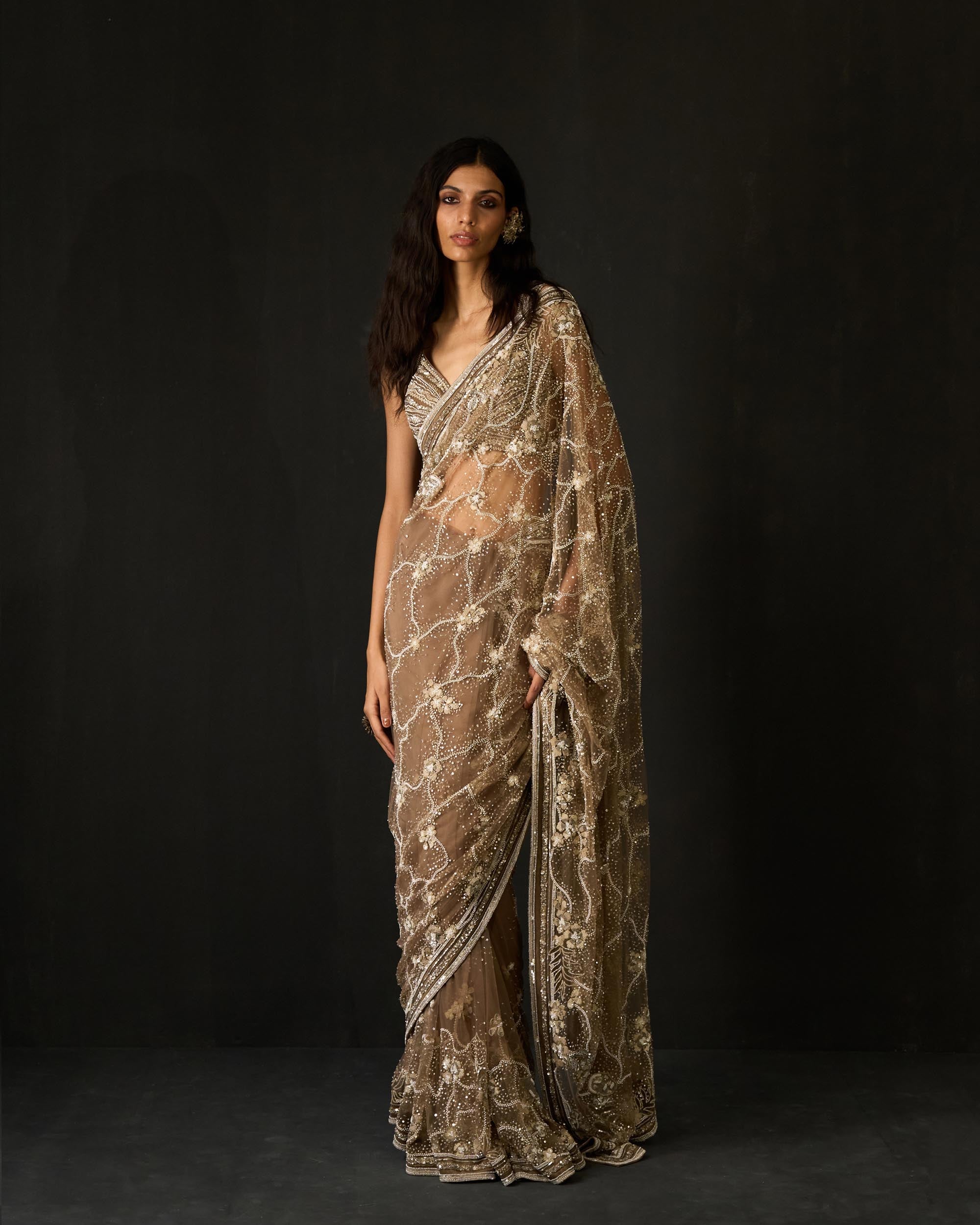 Starbust Jharokha Saree