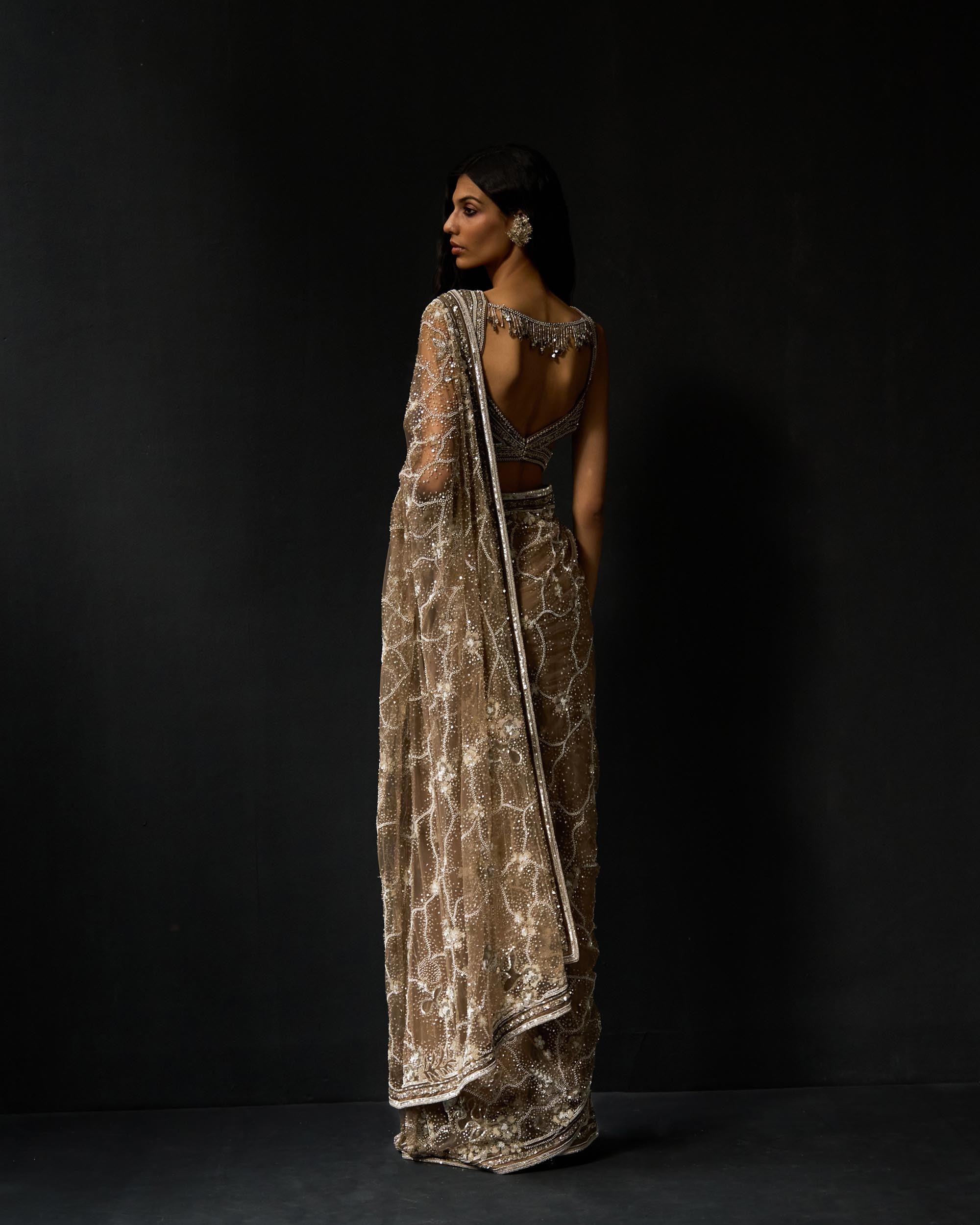 Starbust Jharokha Saree