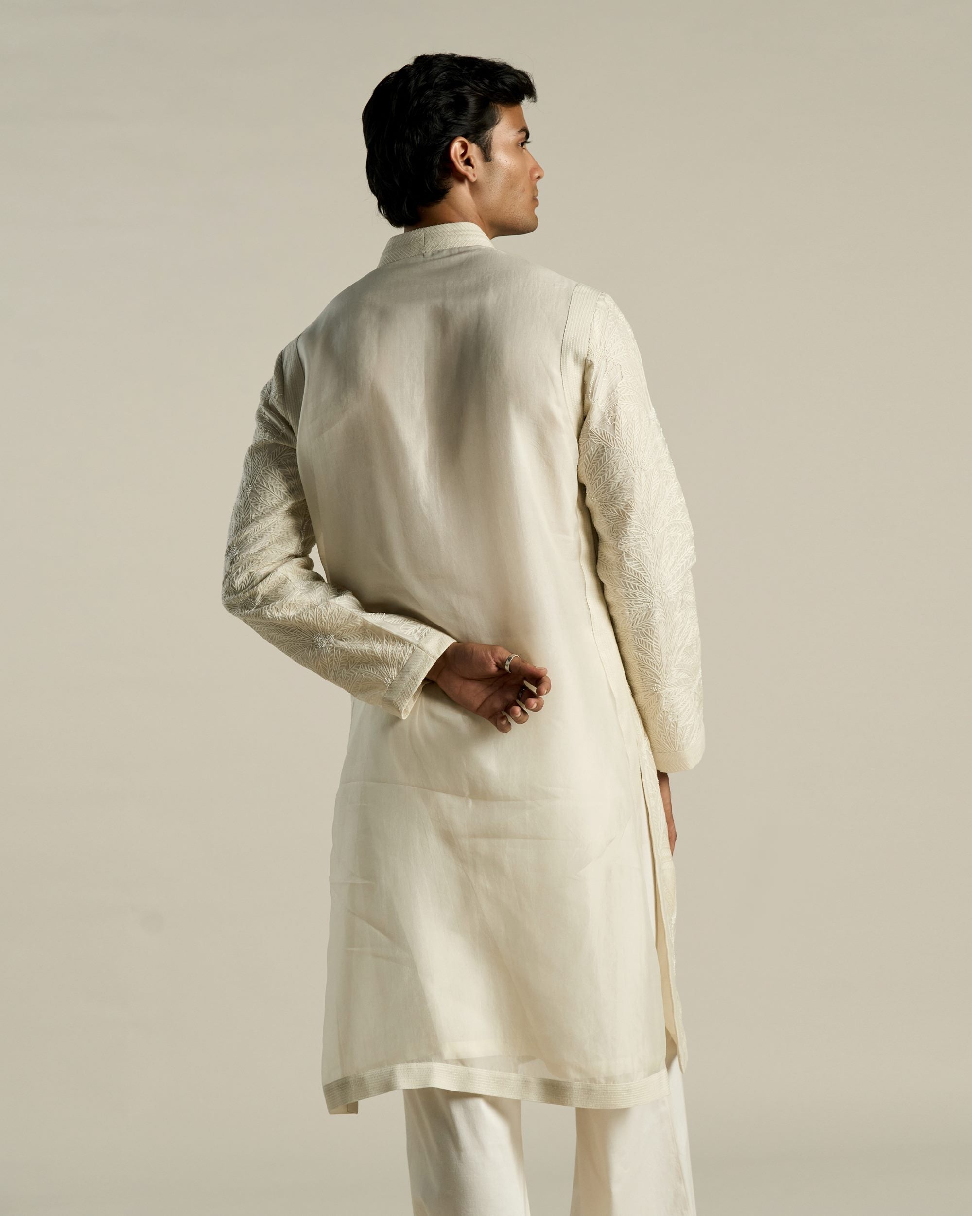 Palm Foliage Kurta Set