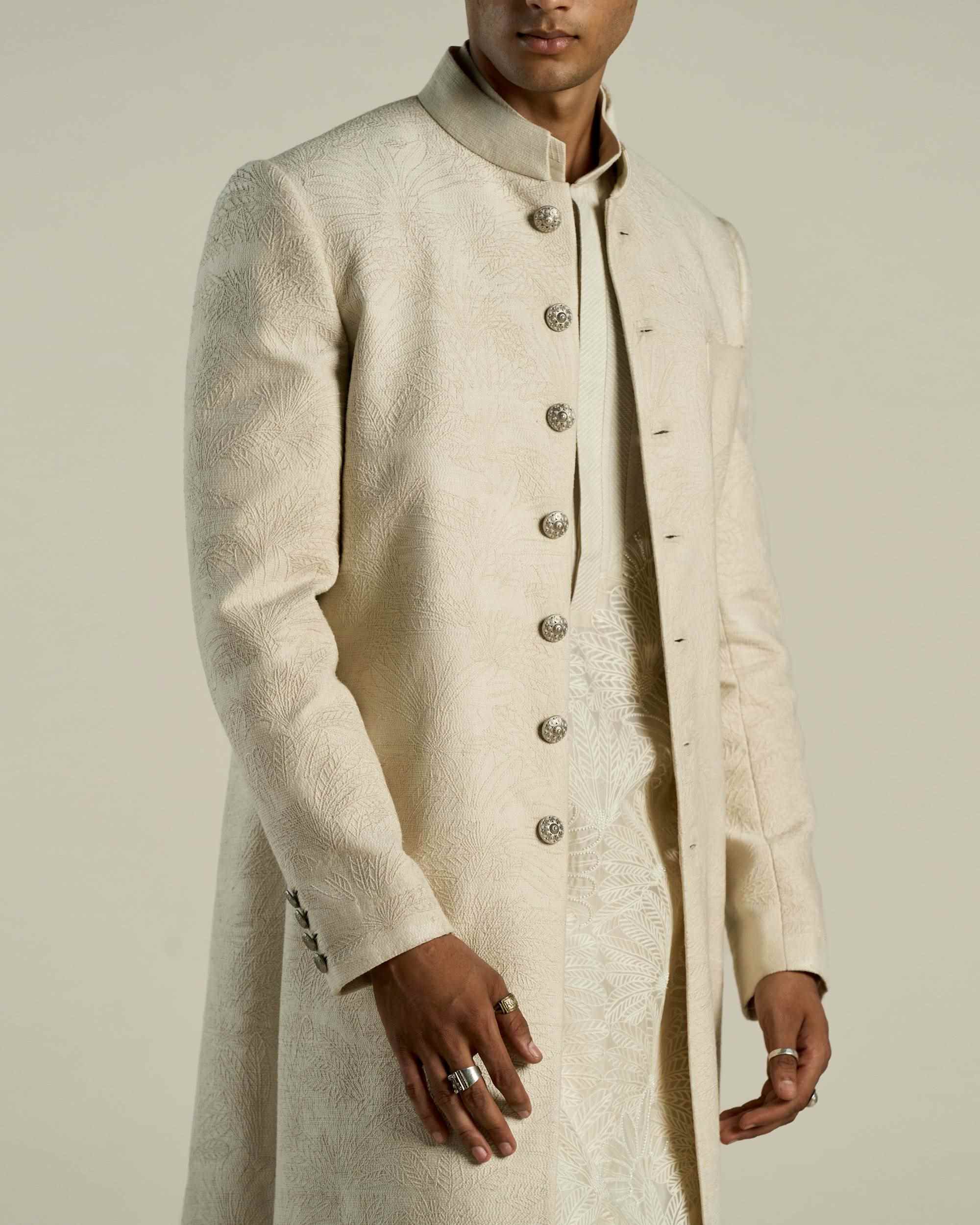 Palm Ruin Sherwani Set