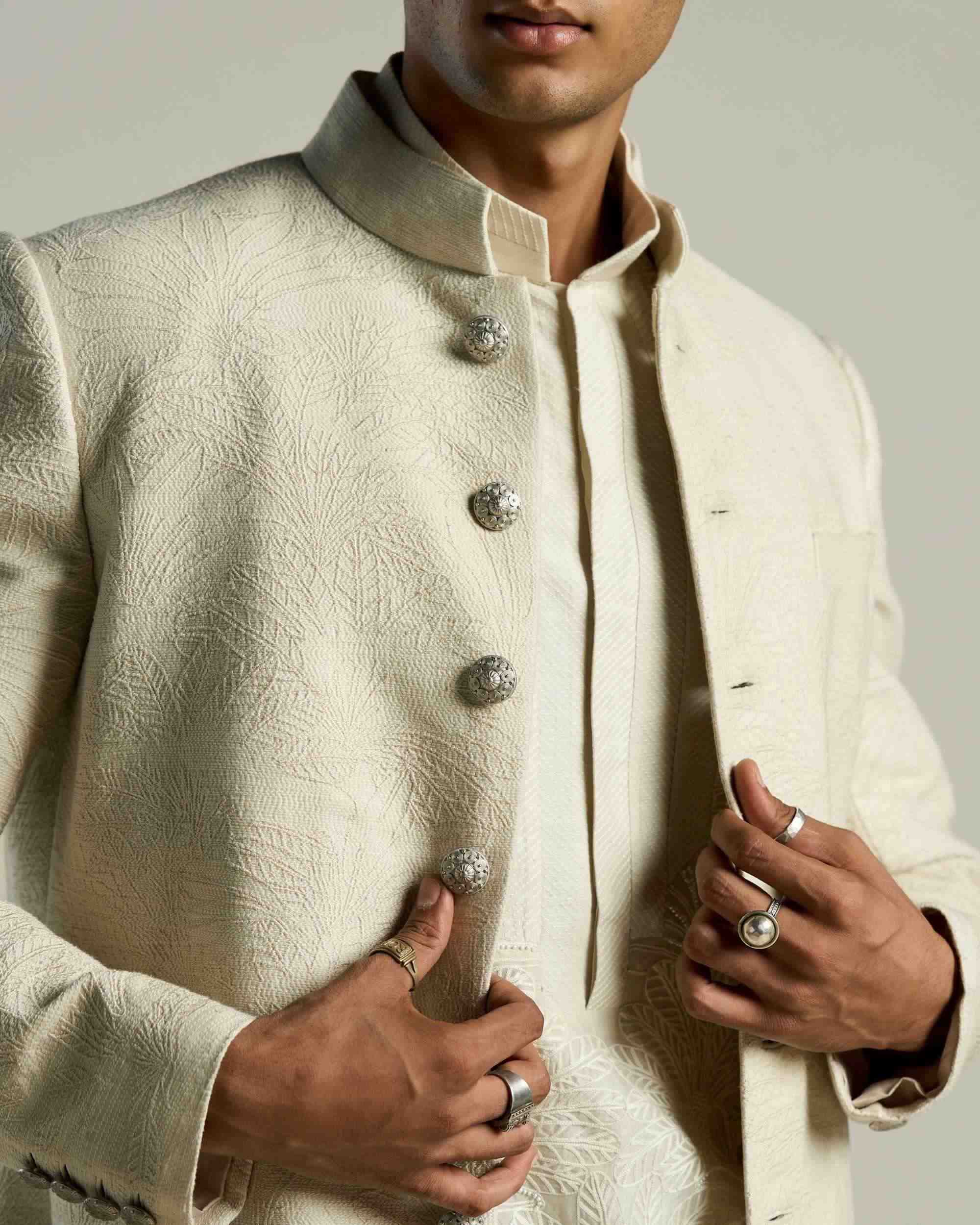 Palm Ruin Sherwani Set