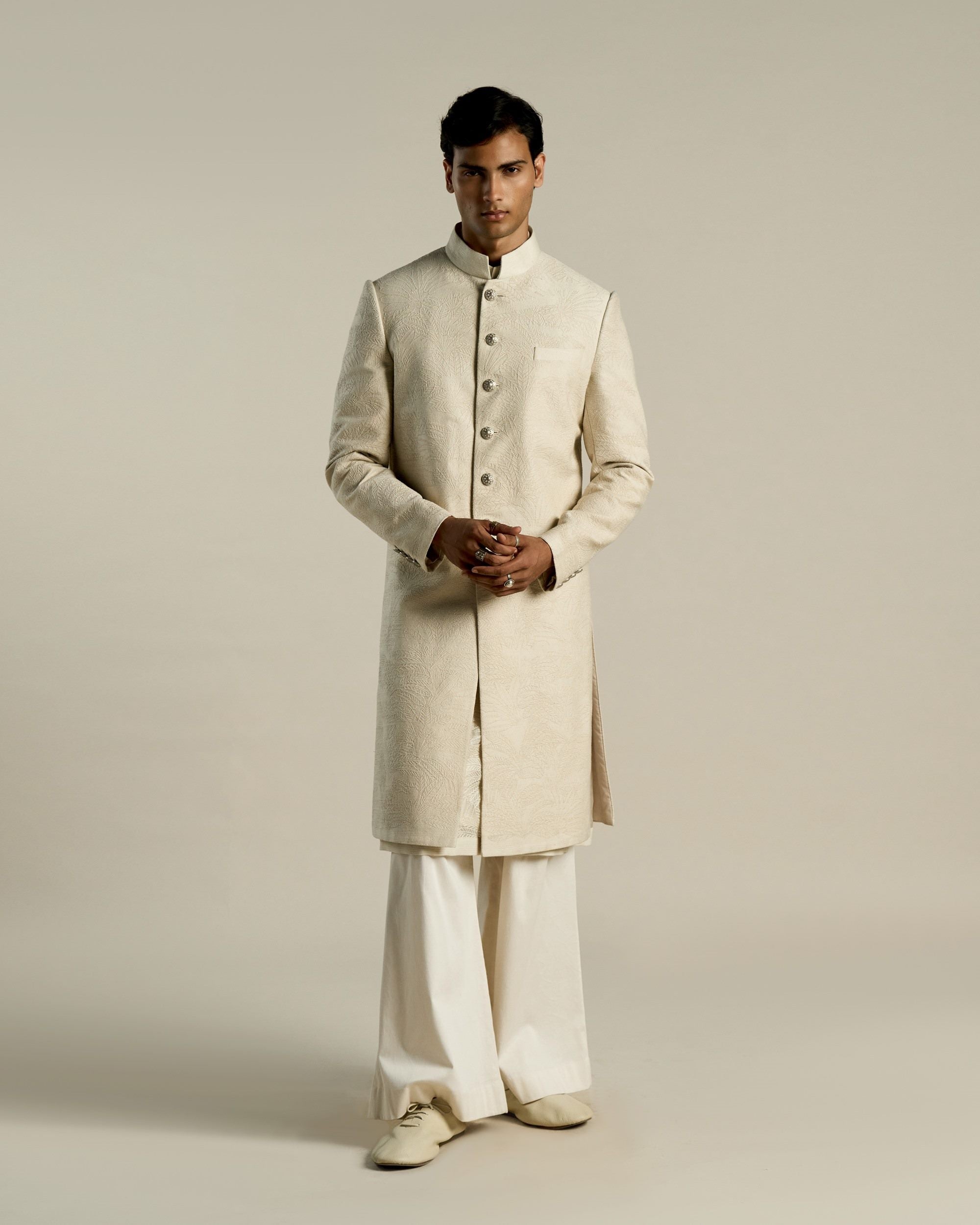 Palm Ruin Sherwani Set