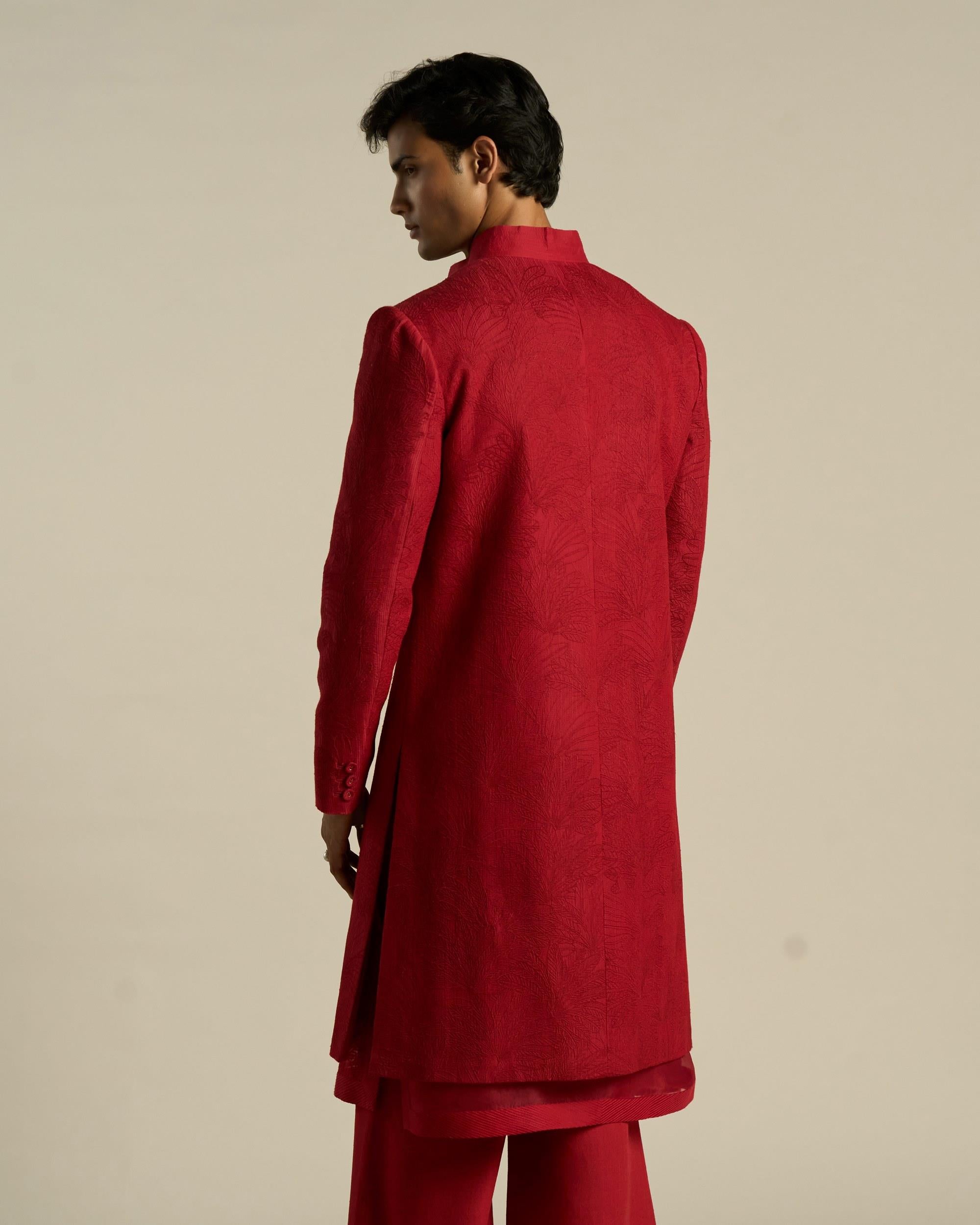 Palm Ruin Sherwani Set