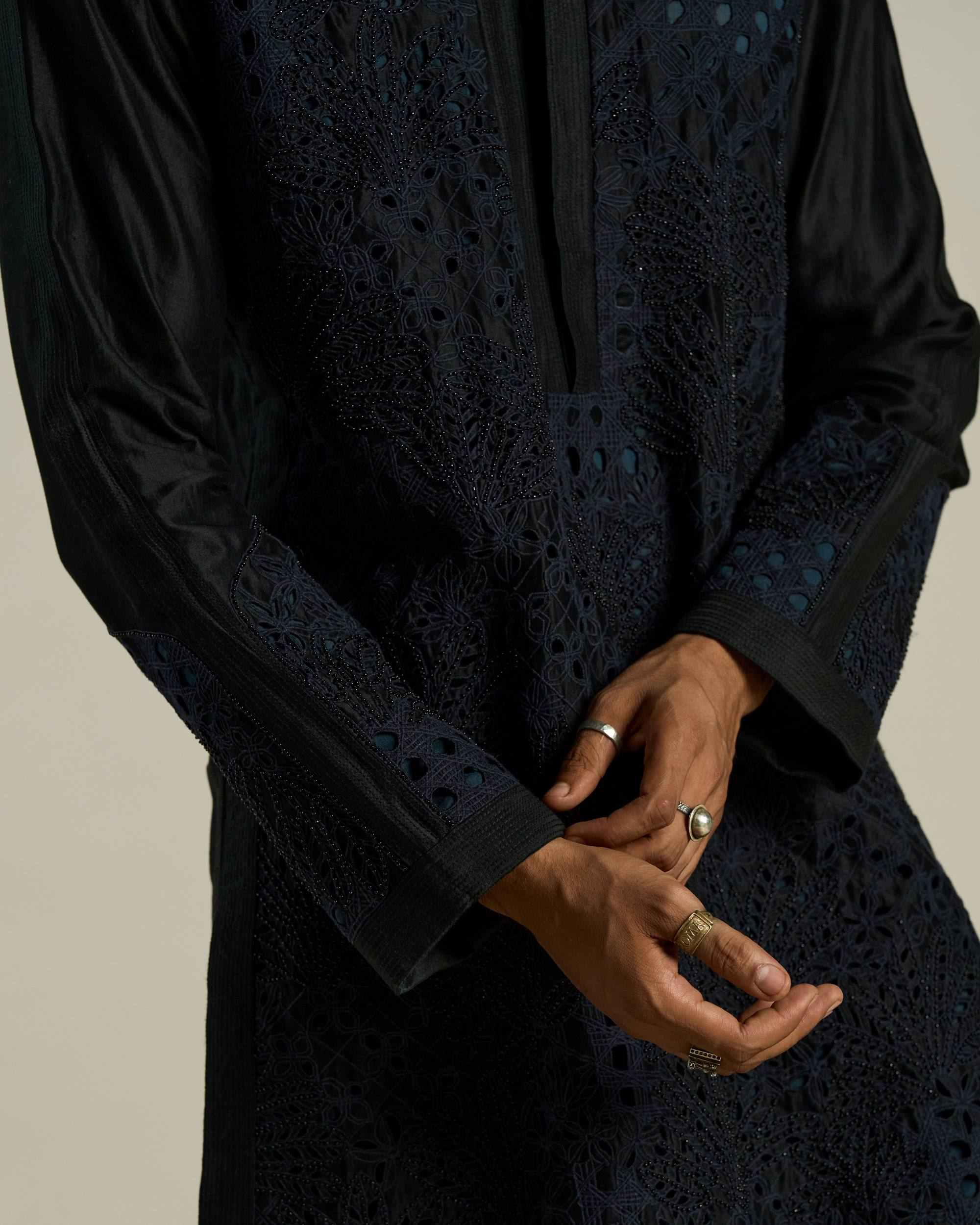 Palm Garden Cutwork Kurta Set