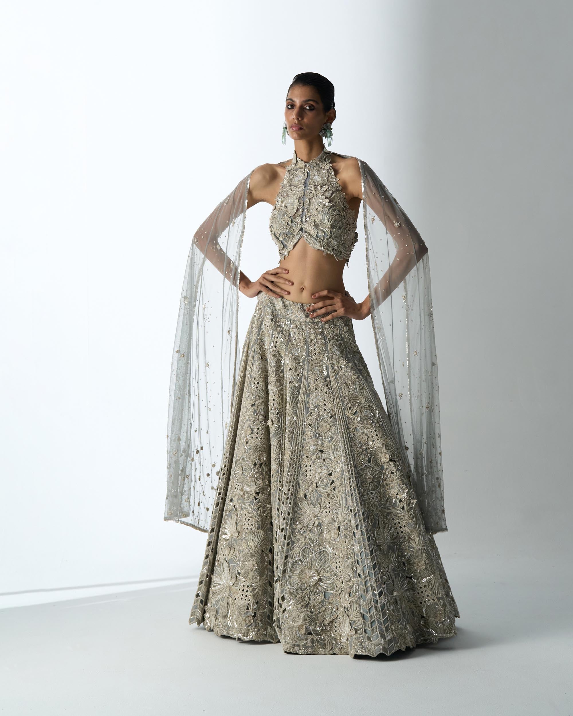 Hibiscus Biome Lehenga Set