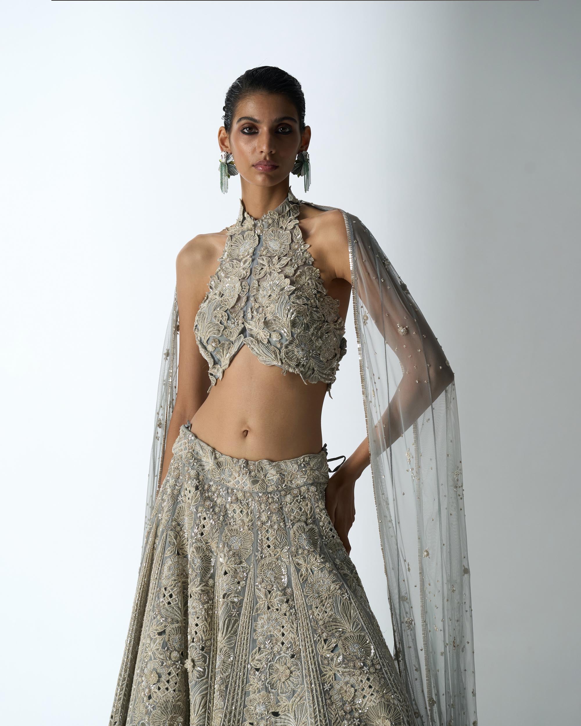 Hibiscus Biome Lehenga Set