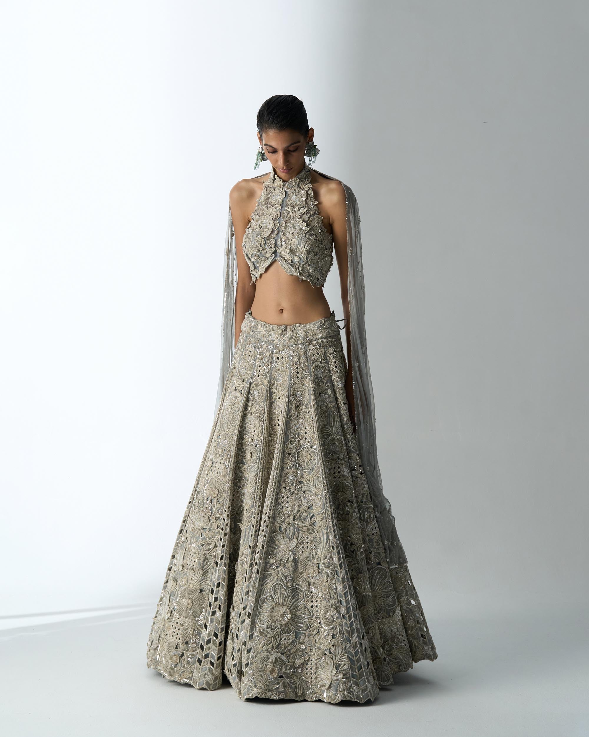 Hibiscus Biome Lehenga Set