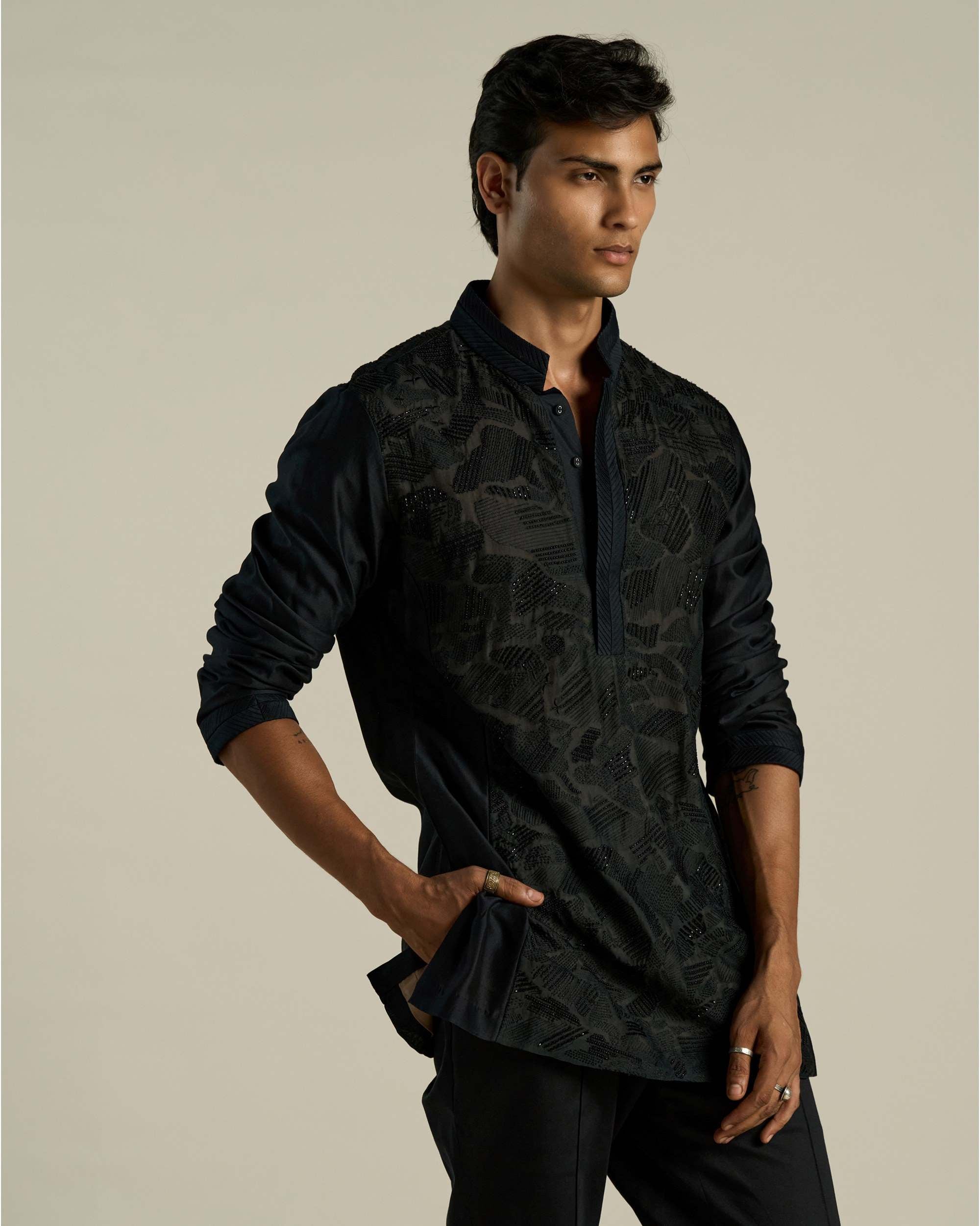 Cloudline Embroidered Short Kurta