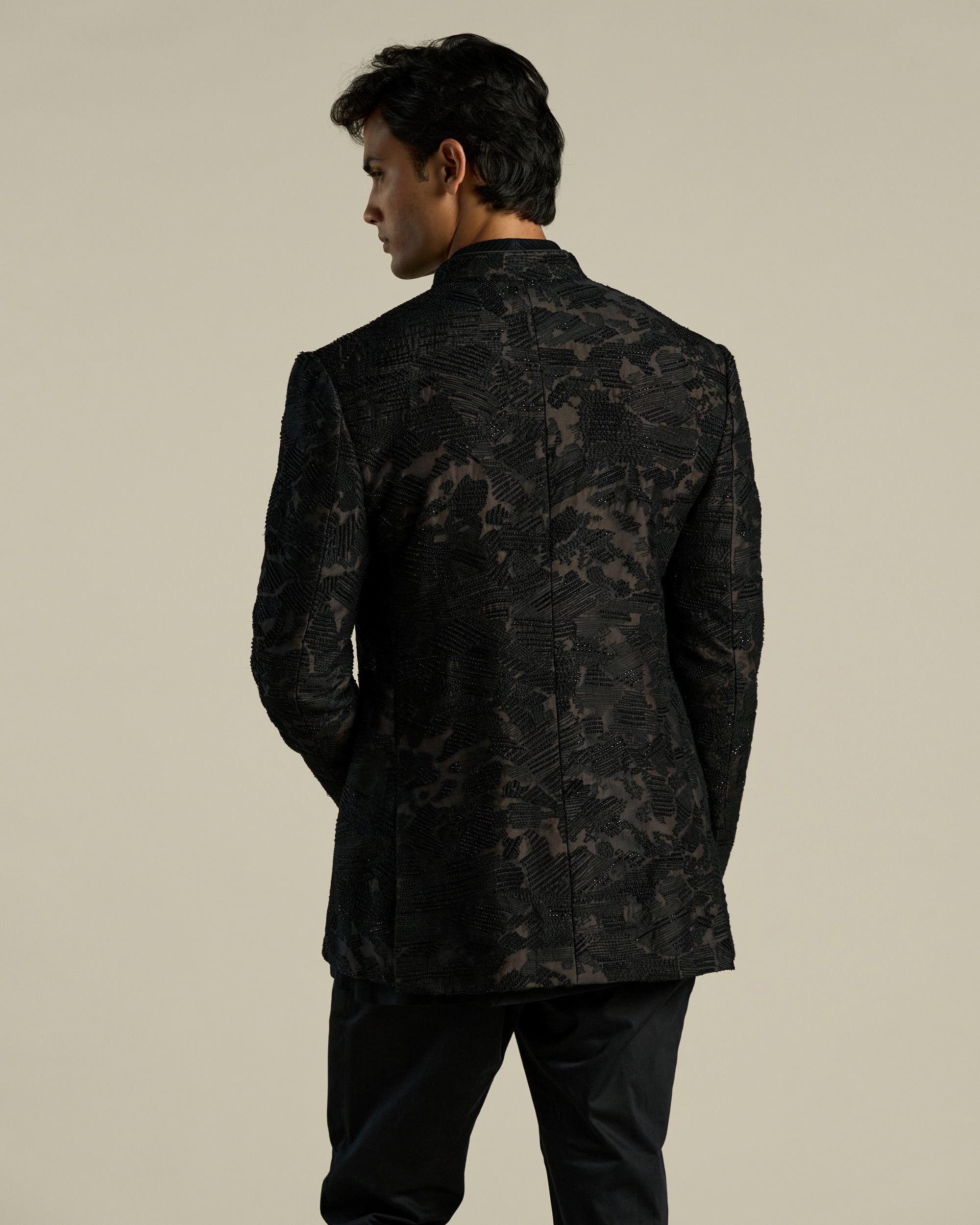 Cloudline Embroidered Bandhgala