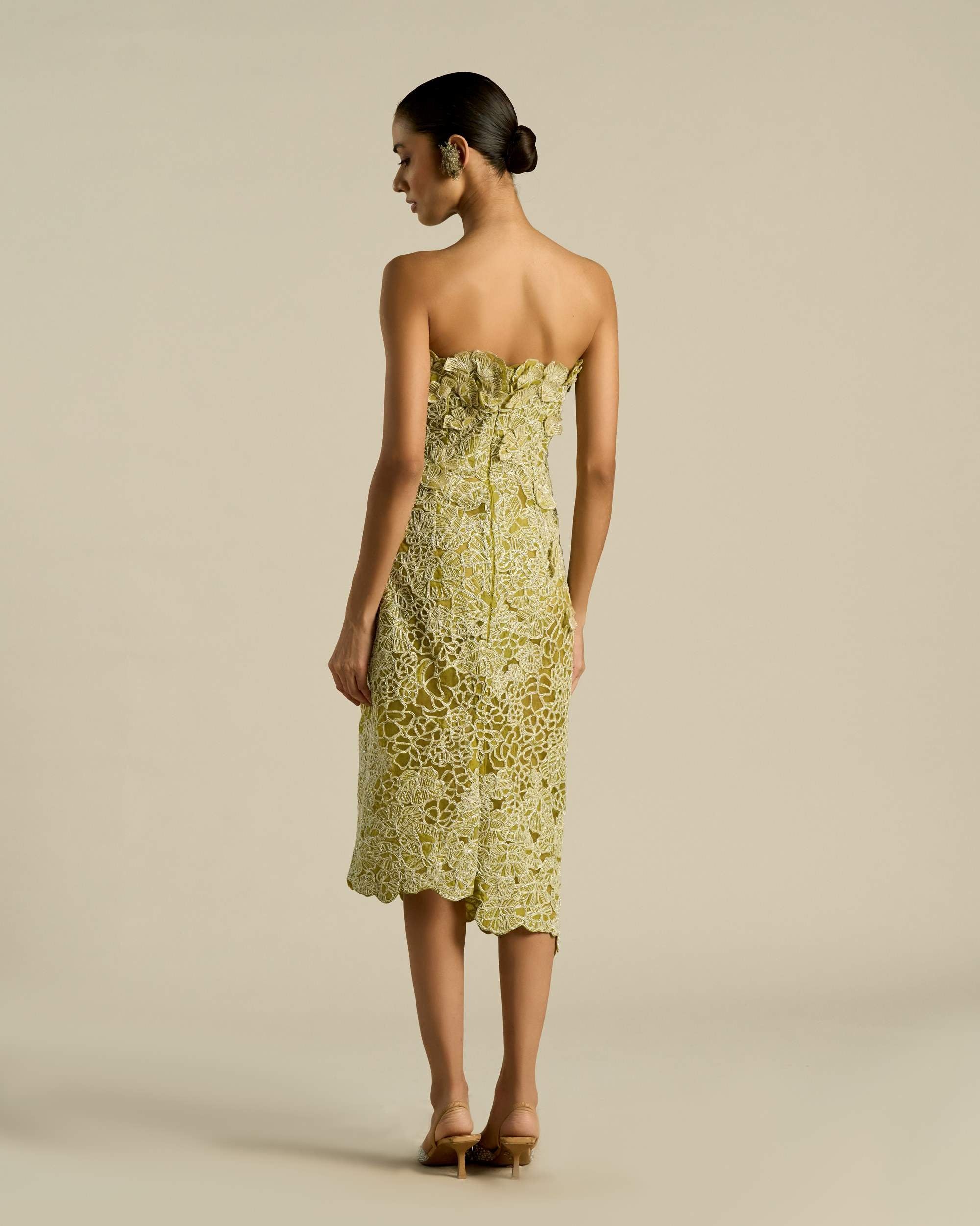 Pop Hibiscus Midi Dress