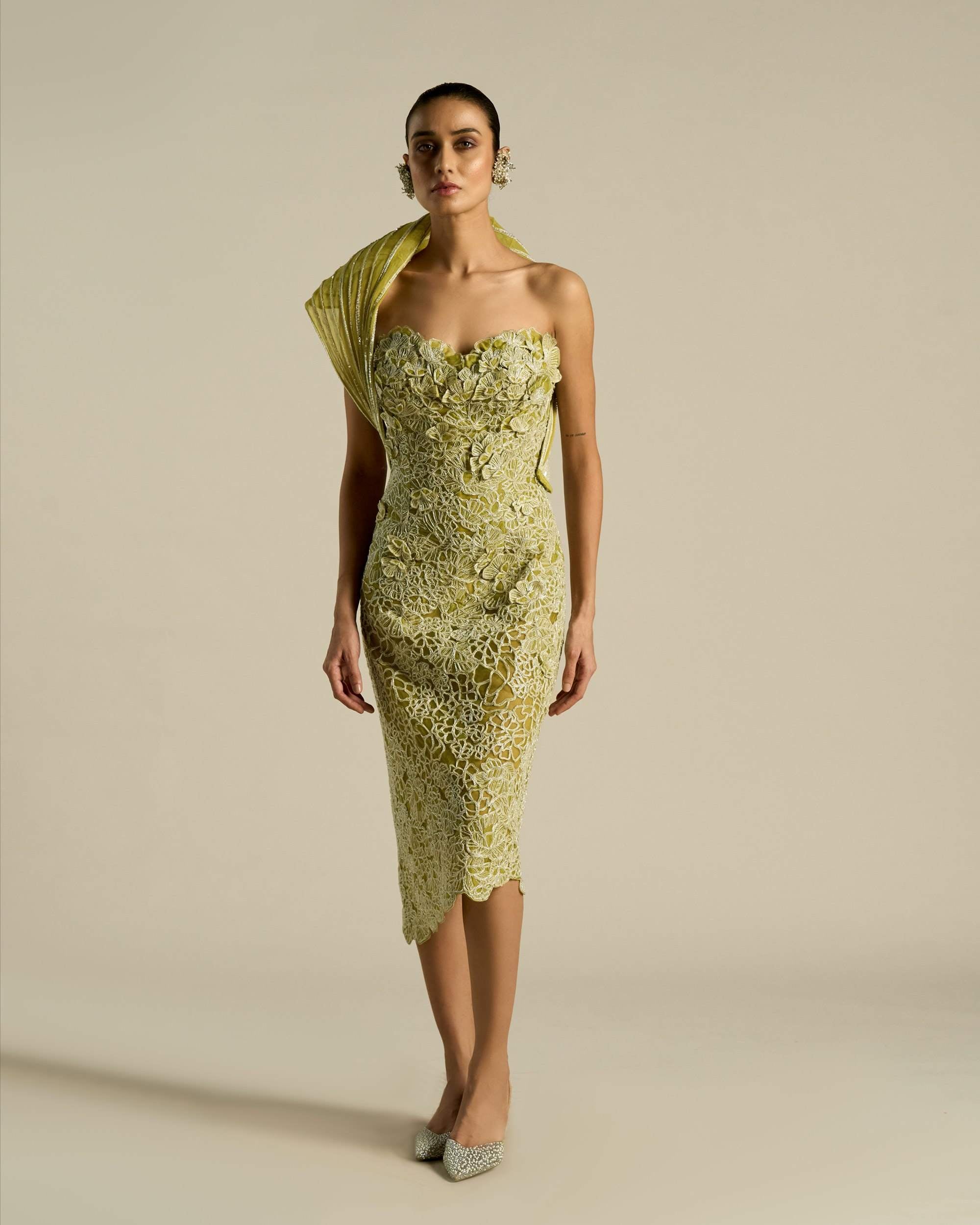 Pop Hibiscus Midi Dress