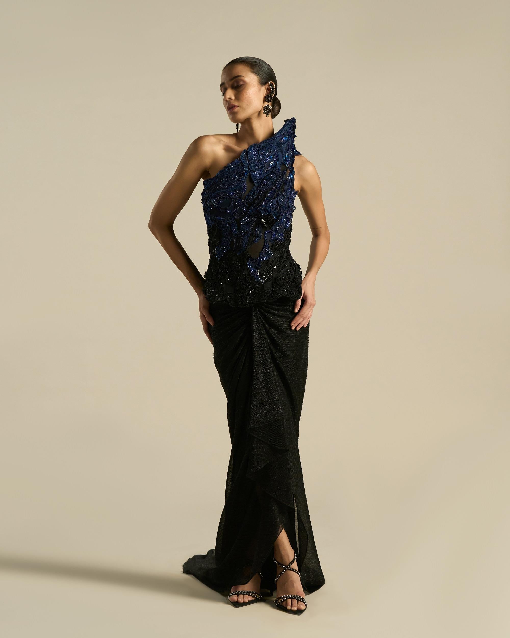 Hibiscus Swirl Structured Co-Ord Set