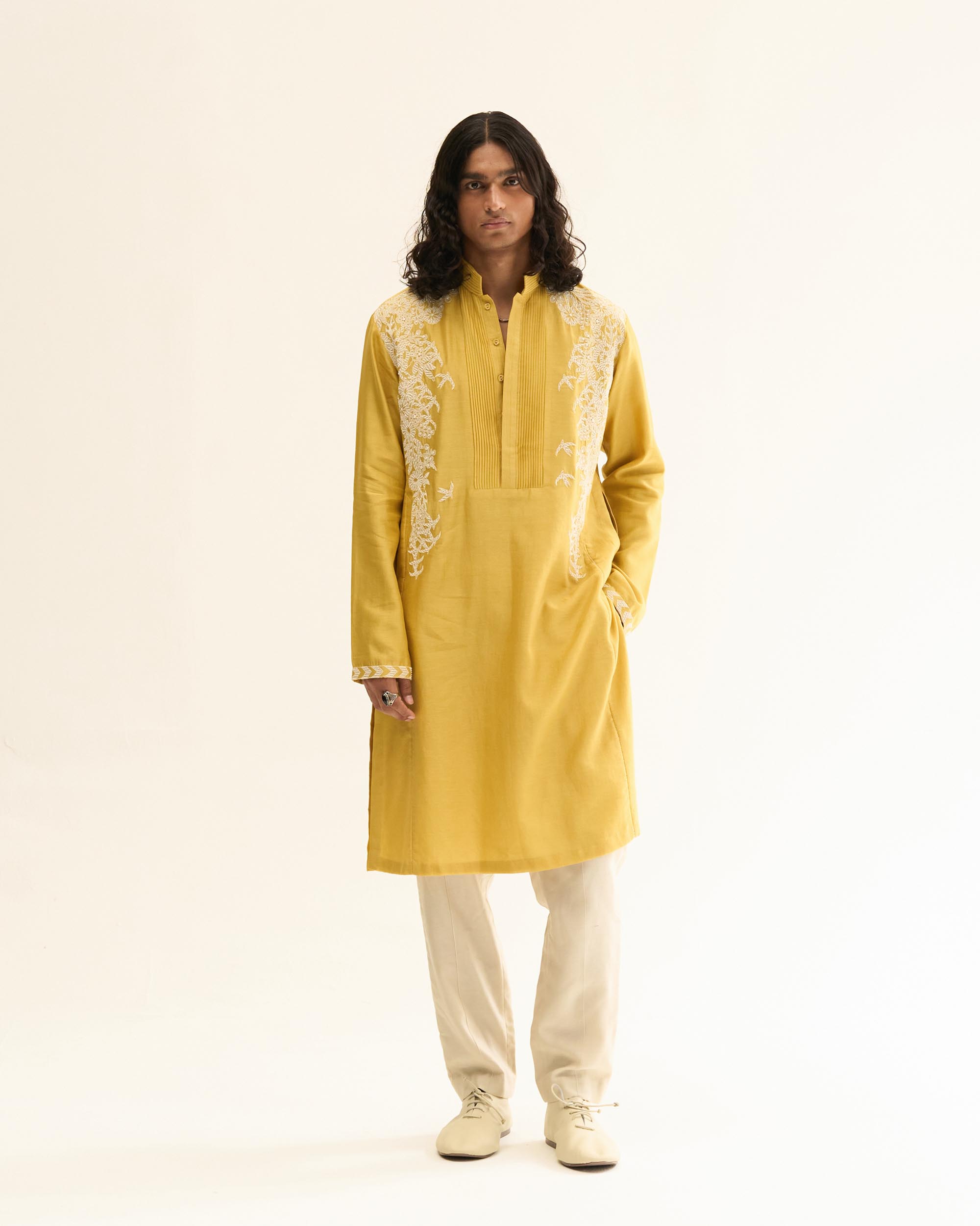 Aquatic Bird Kurta Set